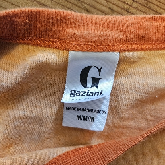 Orange Crush Short Sleeve Tee with Retro Graphic - Picture 3 of 4